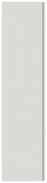 Moderner Hänge-Garderobenschrank mit einer Tür in Frontansicht