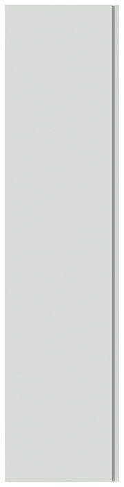 Moderner Hänge-Garderobenschrank mit einer Tür in Frontansicht