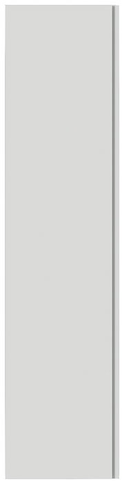 Moderner Hänge-Garderobenschrank mit einer Tür in Frontansicht