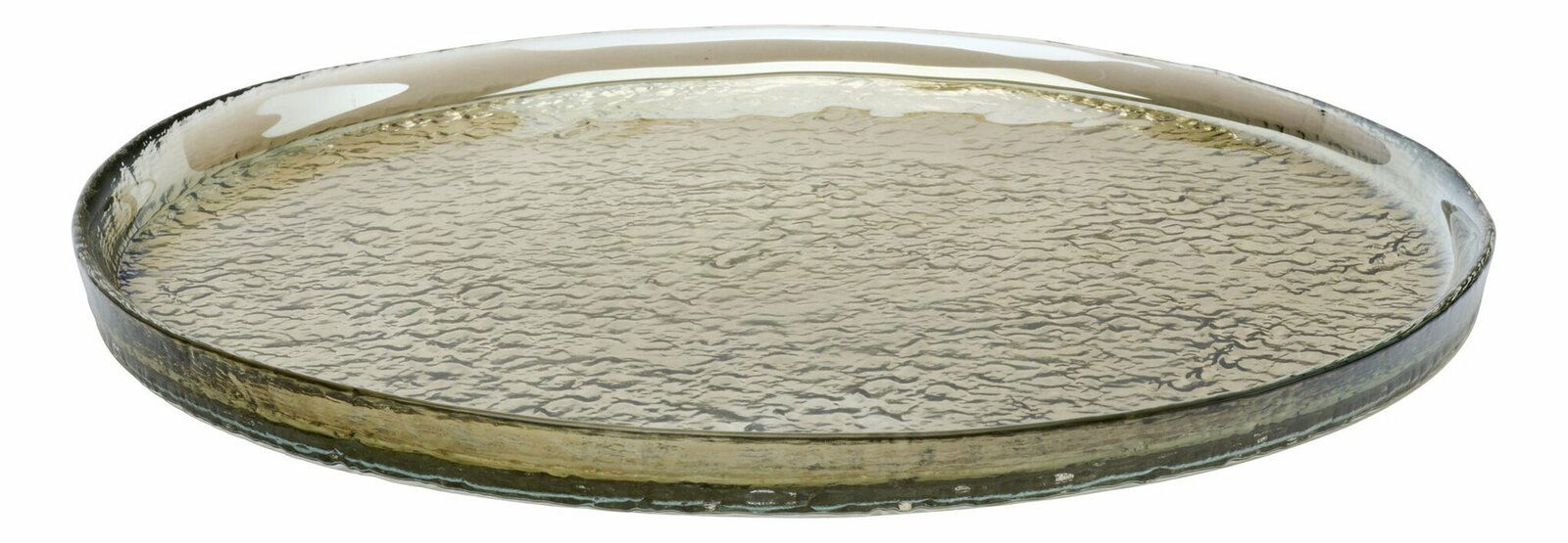 Ritzenhoff & Breker Teller LUZIA Brauner Teller Luzia 19,5 cm mit strukturierter Oberfläche, seitliche Perspektive