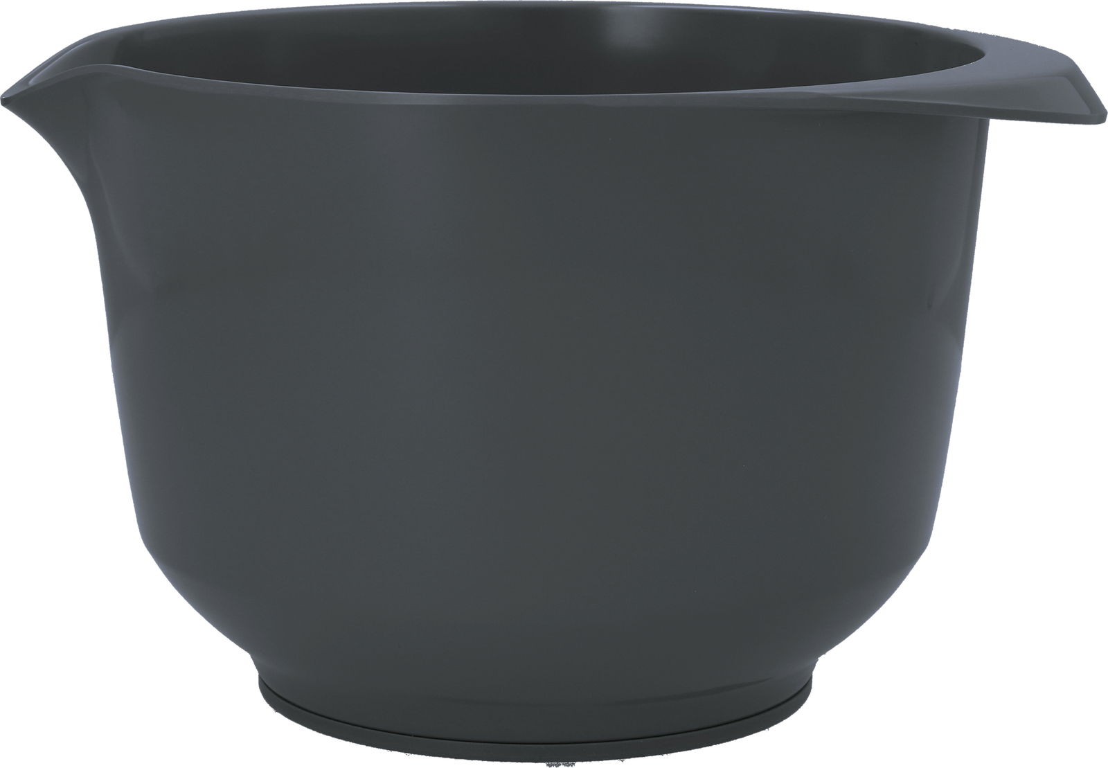 Birkmann Rührschüssel COLOUR BOWLS Graue Rührschüssel 2L, seitliche Perspektive