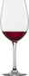 SCHOTT ZWIESEL Bordeauxglas CLASSICO Bordeaux Rotweinglas Classico mit rotem Wein gefüllt, seitliche Ansicht