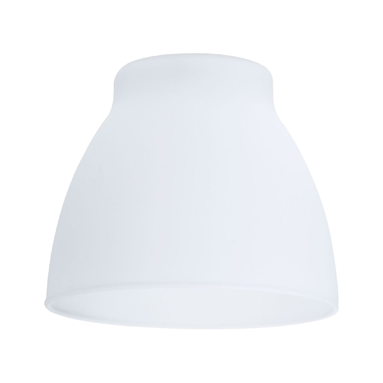 Weißer Dekoschirm Wolbi von PAULMANN, Ansicht von vorne, geeignet für URAIL-Systeme.