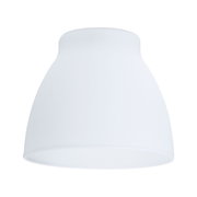 Weißer Dekoschirm Wolbi von PAULMANN, Ansicht von vorne, geeignet für URAIL-Systeme.