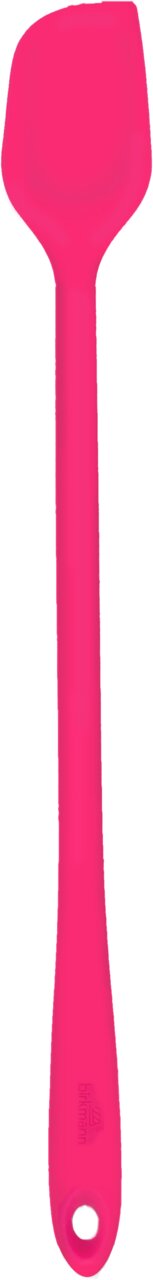 Birkmann Backlöffel slim COLOUR KITCHEN Pinkfarbener Silikonspatel, Ansicht von oben