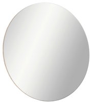 Runder Spiegel in Frontalansicht