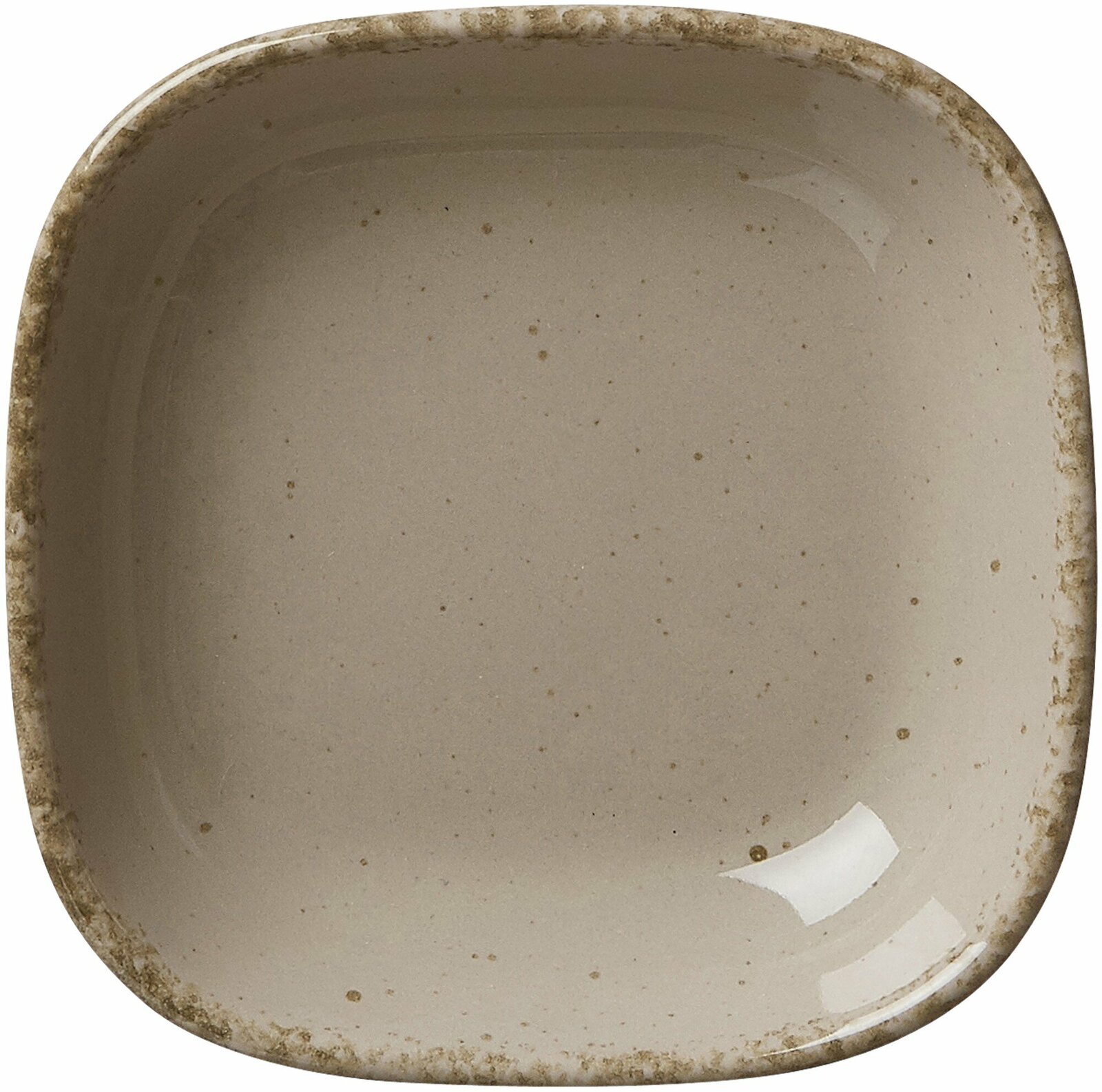 Graue Dipschale Casa von Ritzenhoff & Breker, quadratisch, 10 cm, Ansicht von oben