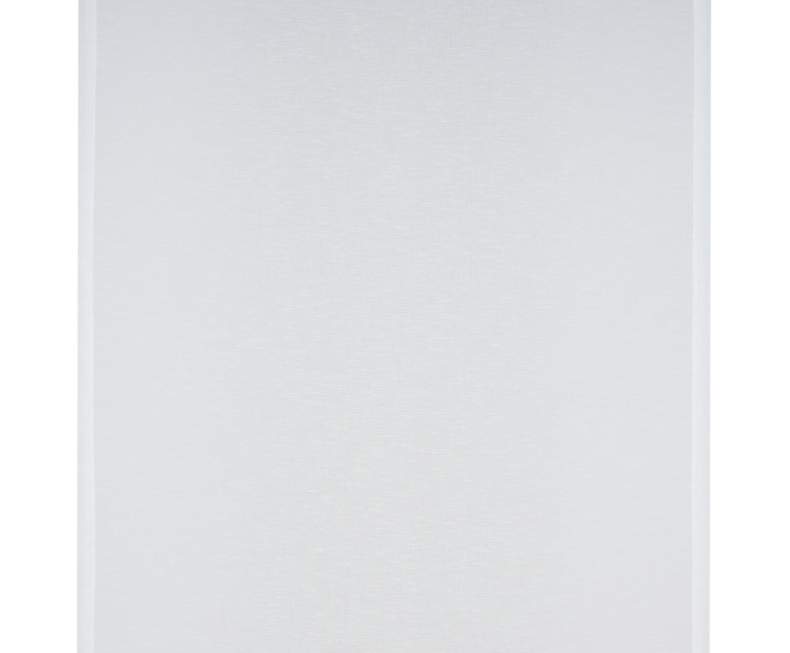 Schiebevorhang in Weiß, frontal fotografiert, 60x245cm