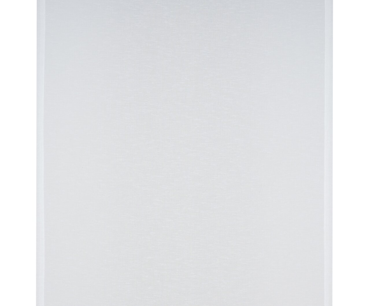 Schiebevorhang in Weiß, frontal fotografiert, 60x245cm