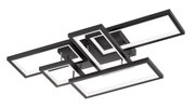 Moderne led-plafondlamp met geometrisch ontwerp, zijaanzicht