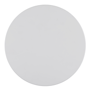 Runde, weiße LED-Außenwandleuchte, Draufsicht