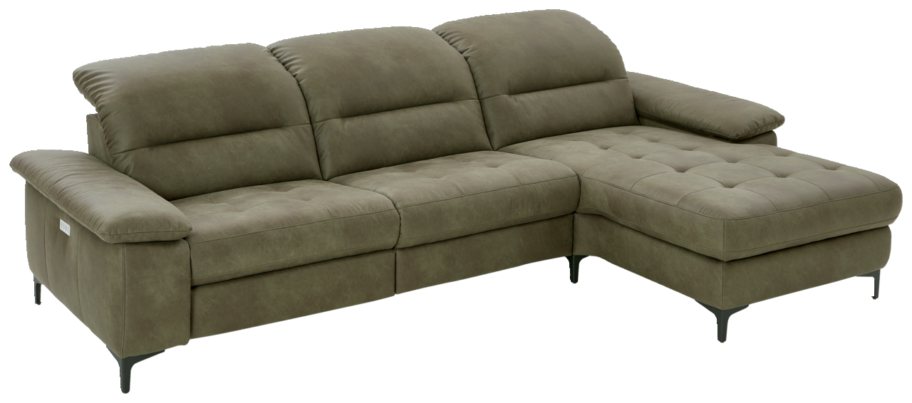 Grüne Longchairkombination PURE COMFORT 820, seitliche Perspektive