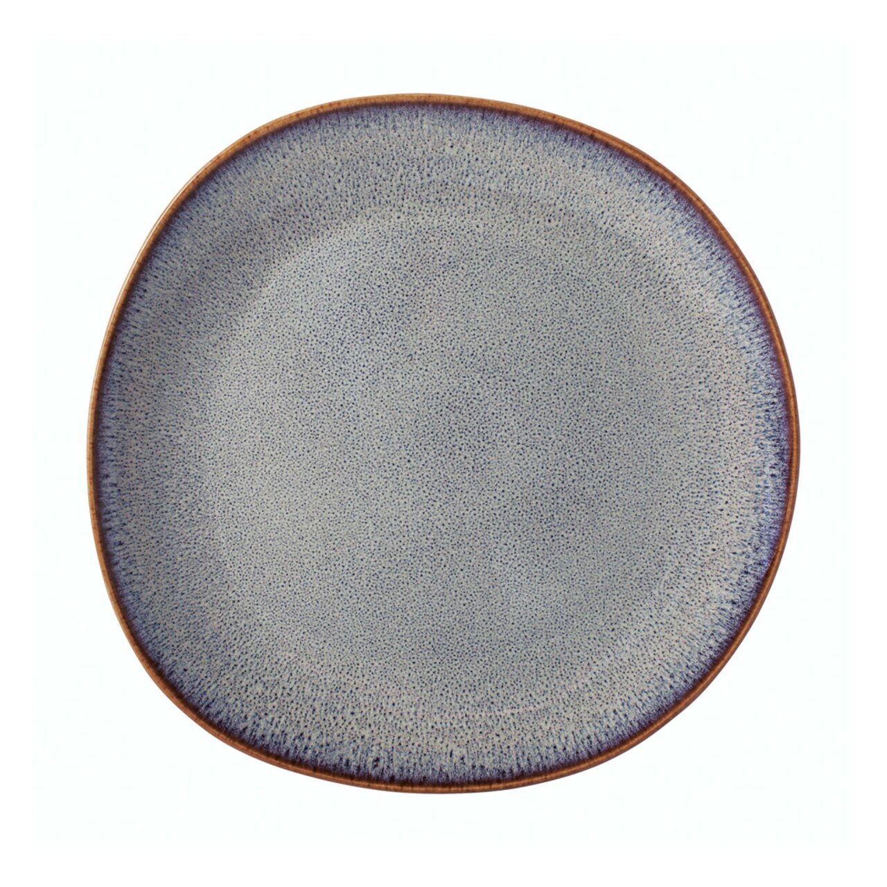 Speiseteller Lave 28cm beige, Draufsicht