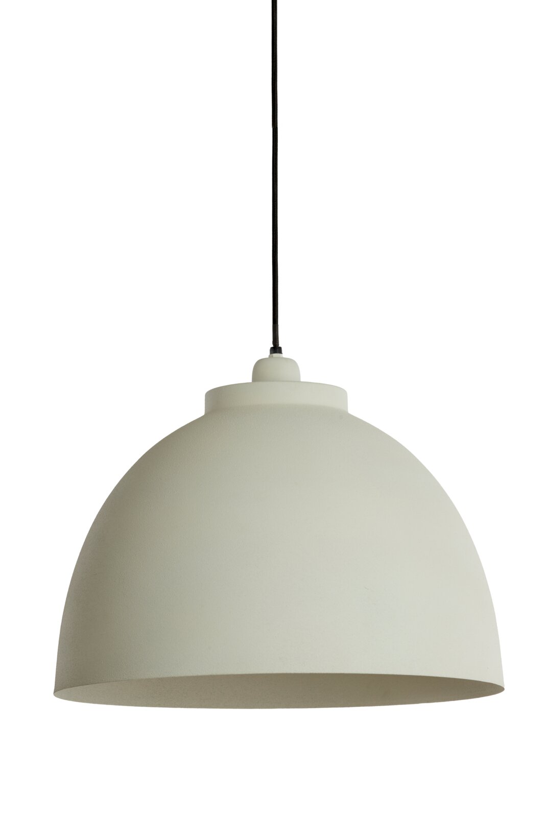 Hanglamp KYLIE in wit, zijaanzicht, met een strak, modern ontwerp.