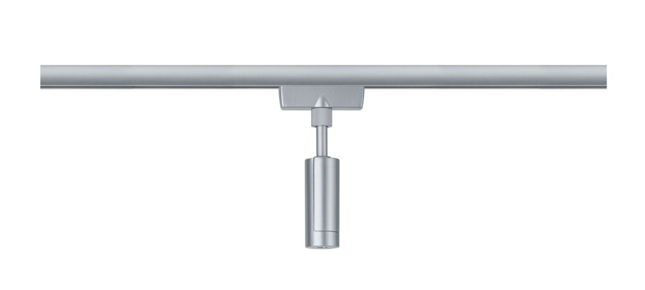 Silberner Pendeladapter für URAIL-System, seitliche Perspektive