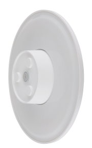 Witte LED-buitenwandlamp in zijaanzicht