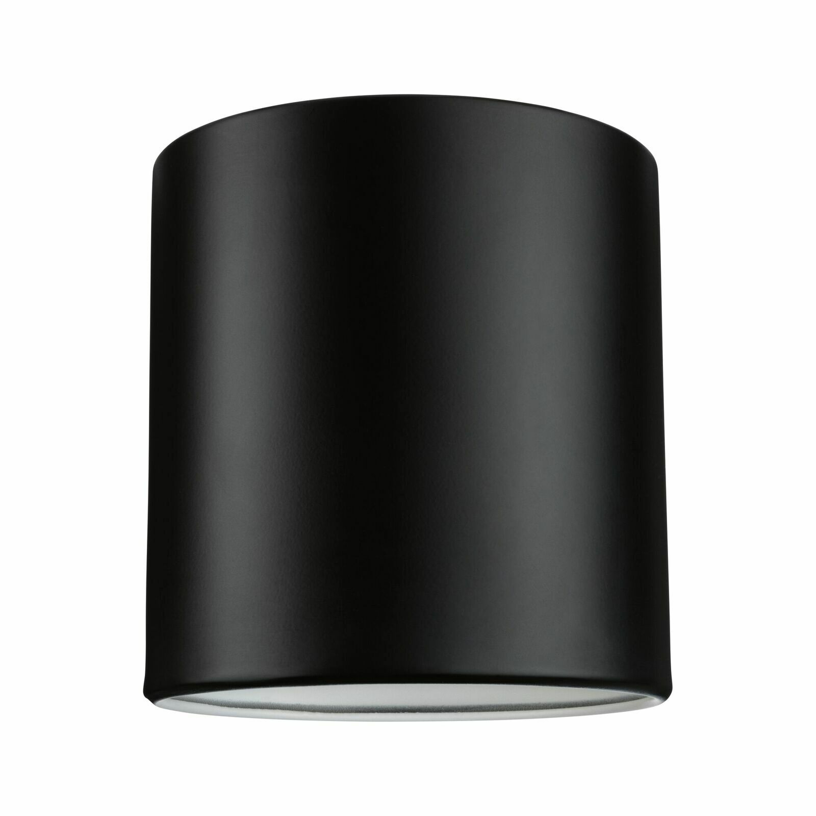 Schwarzer zylindrischer Dekoschirm Tallis, Ansicht von unten