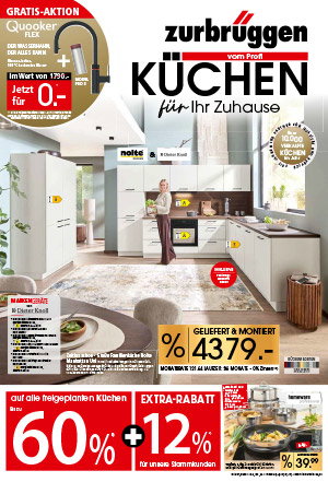 Titelbild Prospekt Küchen für Ihr Zuhause 07 2026