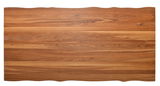 Holztischplatte mit natürlicher Maserung, Draufsicht