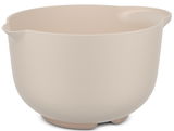 Beige Rührschüssel mit 3000 ml Fassungsvermögen, seitliche Ansicht