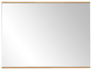 Rechteckiger Spiegel mit Holzrahmen, Frontalansicht