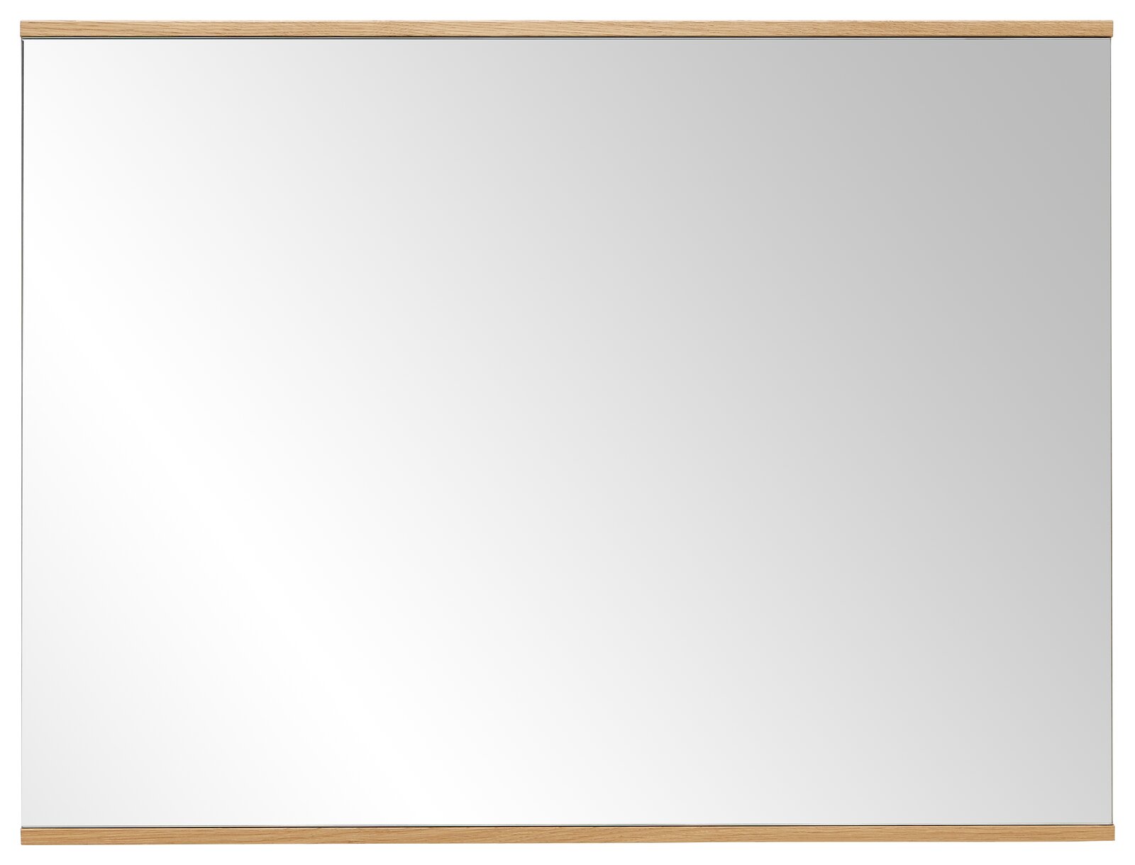 Dieter Knoll Spiegel SAVONA Rechteckiger Spiegel mit Holzrahmen, Frontalansicht