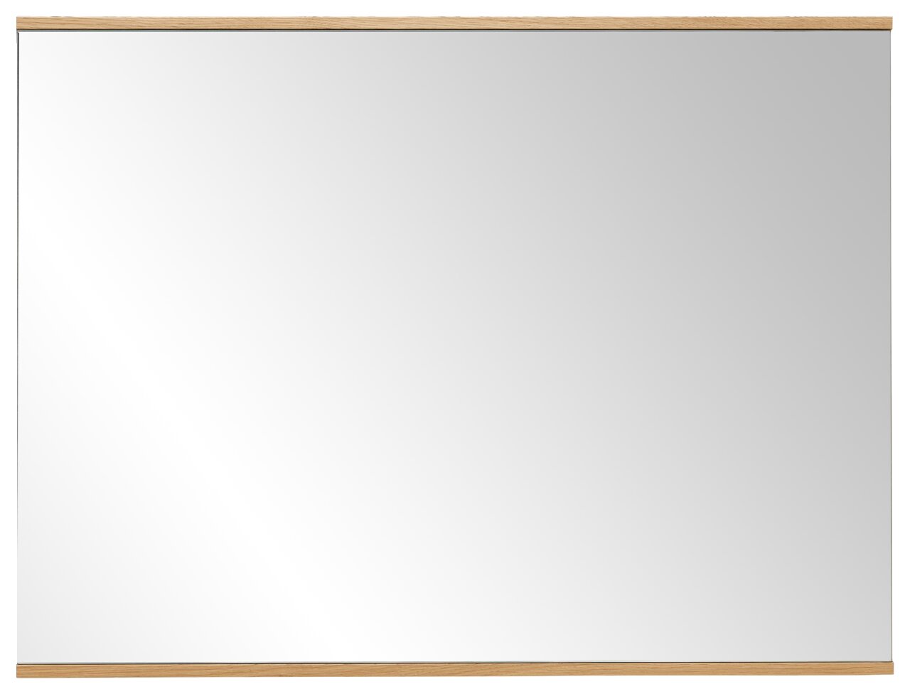 Dieter Knoll Spiegel SAVONA Rechteckiger Spiegel mit Holzrahmen, Frontalansicht