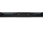 LED-Strahler in schwarzer Halterung, seitliche Perspektive