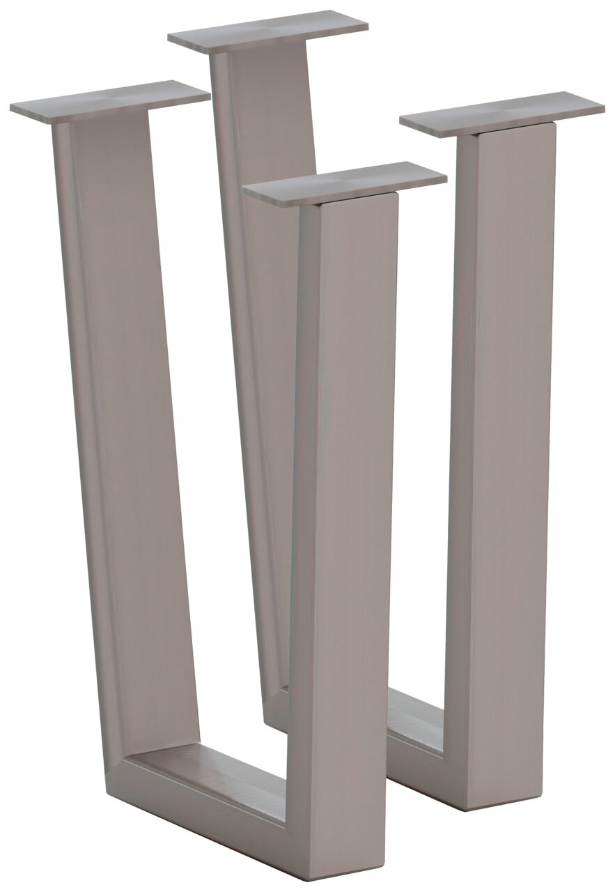 Waldwelt Bankgestell CHALET-PALAZZO Metallisches Bankgestell in U-Form, perspektivisch von vorne fotografiert