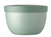 Snackpot in Salbeigrün, seitliche Ansicht