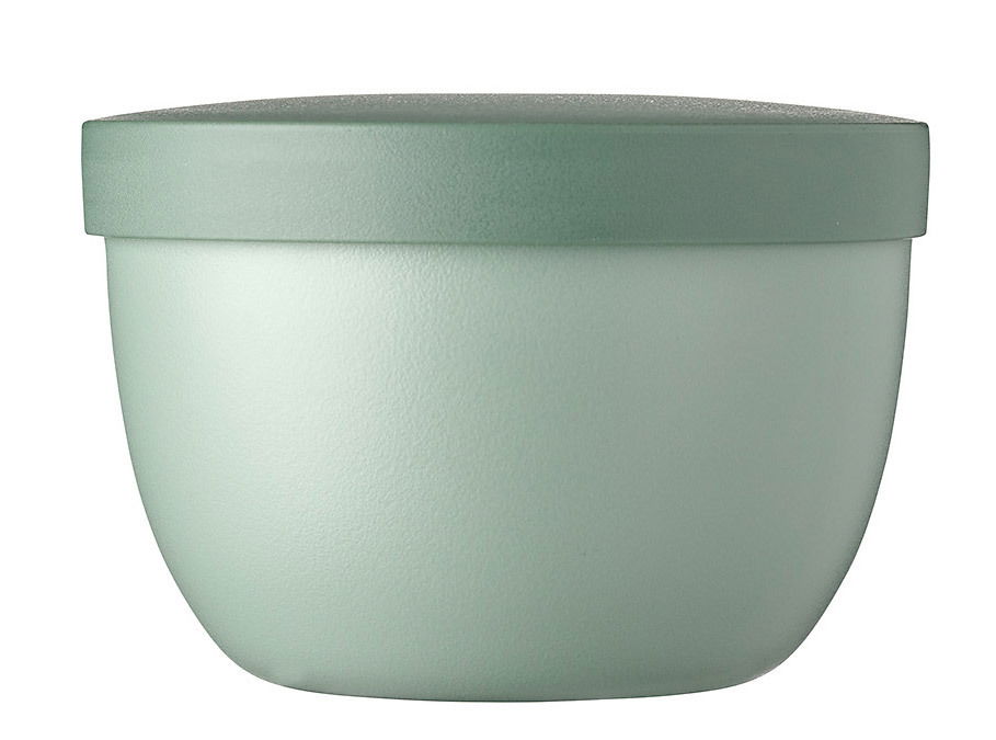 Snackpot in Salbeigrün, seitliche Ansicht