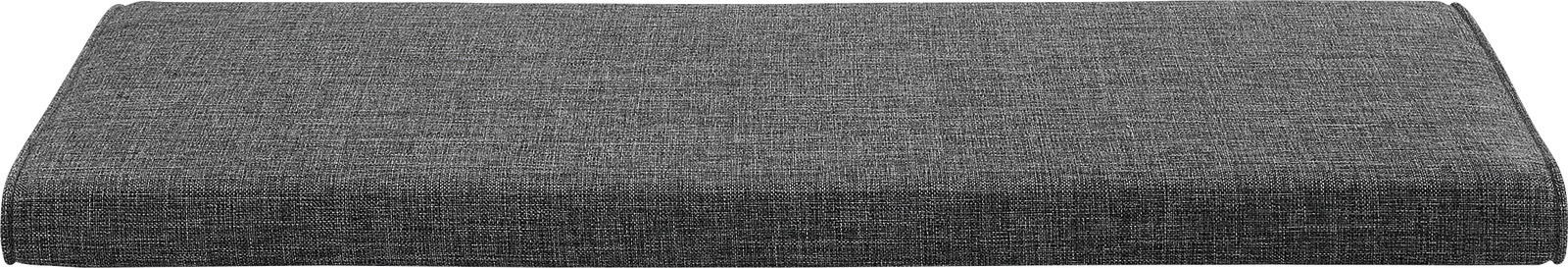 VOSS Sitzkissen LOVENO Graues Sitzkissen in rechteckiger Form, seitliche Perspektive