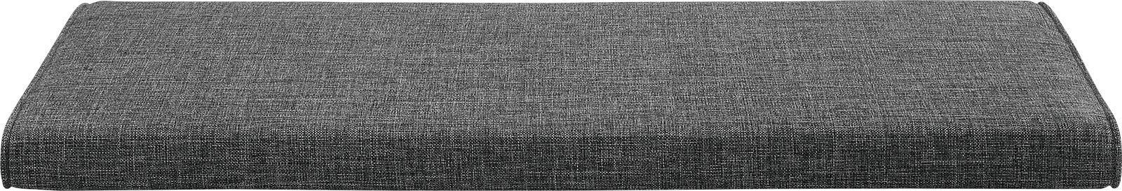 VOSS Sitzkissen VEDO Graues Sitzkissen in rechteckiger Form, seitliche Perspektive