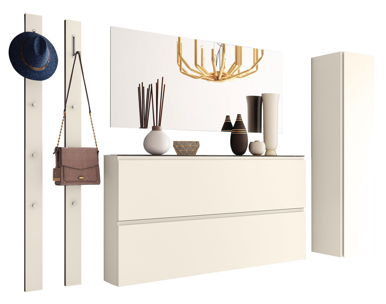 Moderano Garderobenset 250cm LECCO Moderano Garderobenset 250cm LECCO