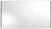 Großer rechteckiger XL-Spiegel mit schmalem Rahmen, Frontalansicht