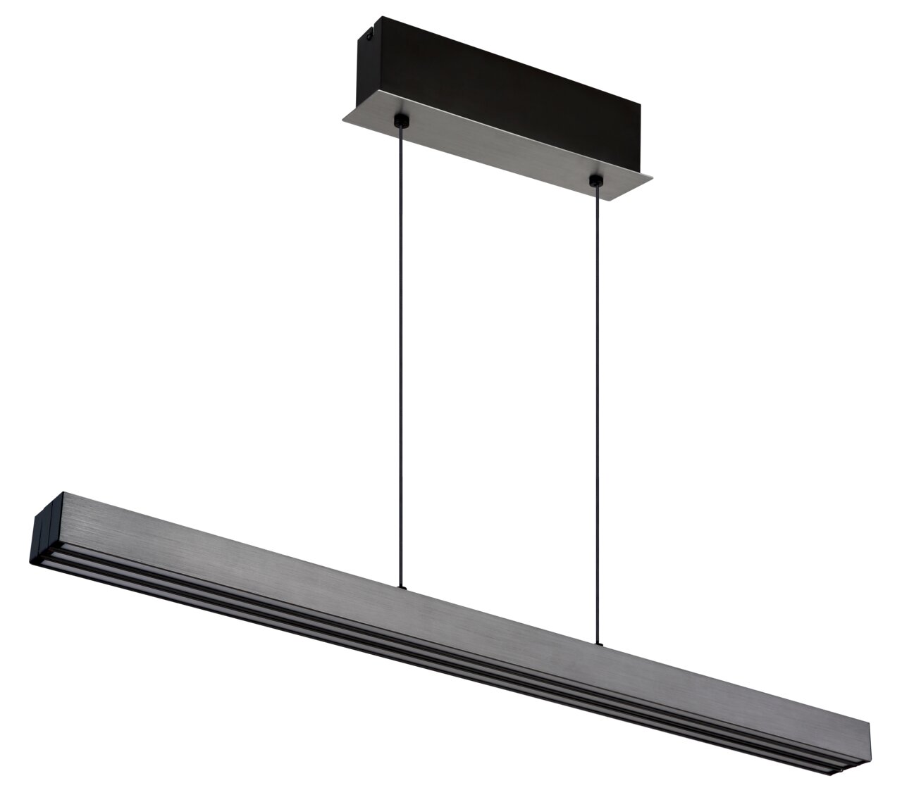 Moderne Hängeleuchte ETHAN von Globo Lighting in rechteckiger Form, seitliche Perspektive