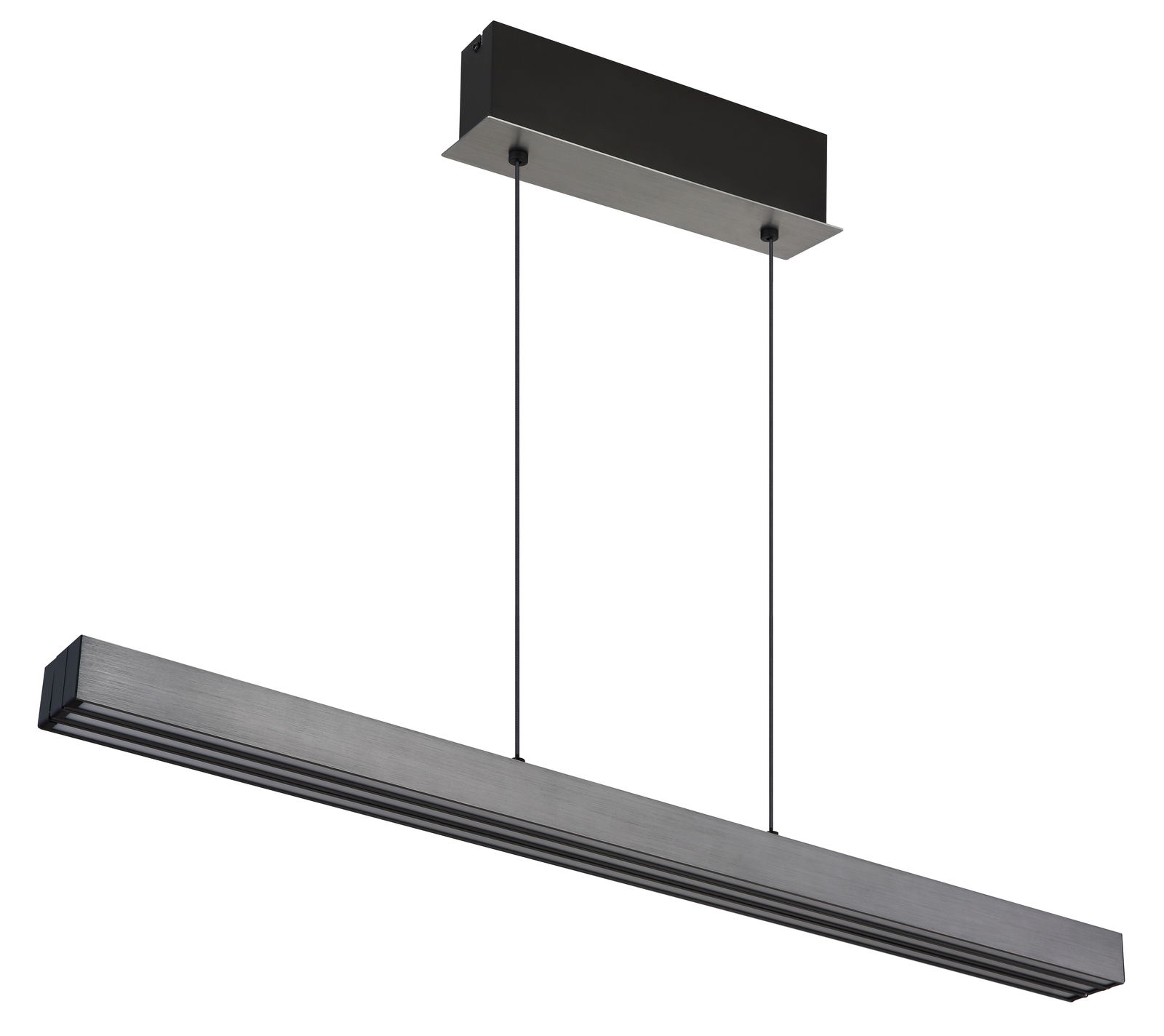 Moderne Hängeleuchte ETHAN von Globo Lighting in rechteckiger Form, seitliche Perspektive