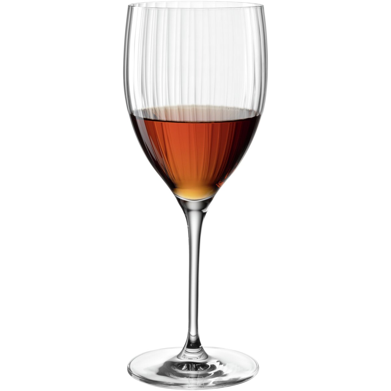 Rotweinglas POESIA 600ml, gefüllt mit Rotwein, seitliche Ansicht
