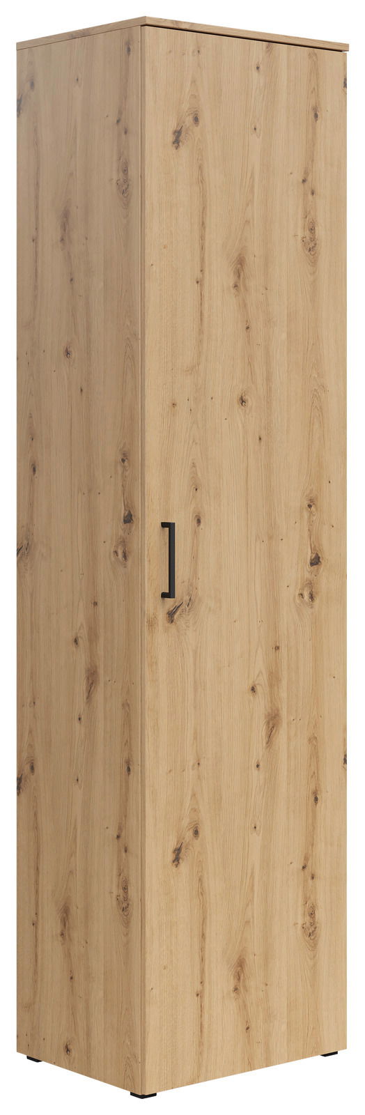 Mehrzweckschrank aus Holz mit natürlicher Maserung, Frontalansicht