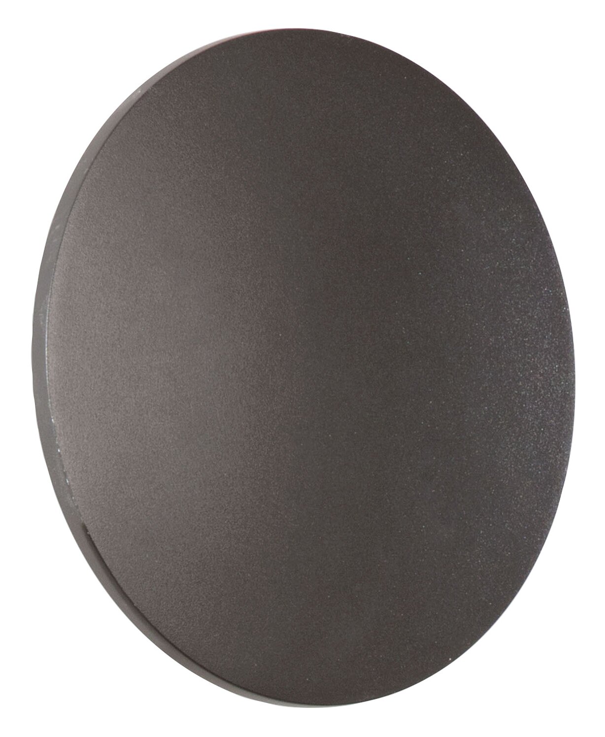 Fabas Luce LED-buitenwandlamp ZON Ronde LED-buitenwandlamp met donkere afwerking, zijaanzicht