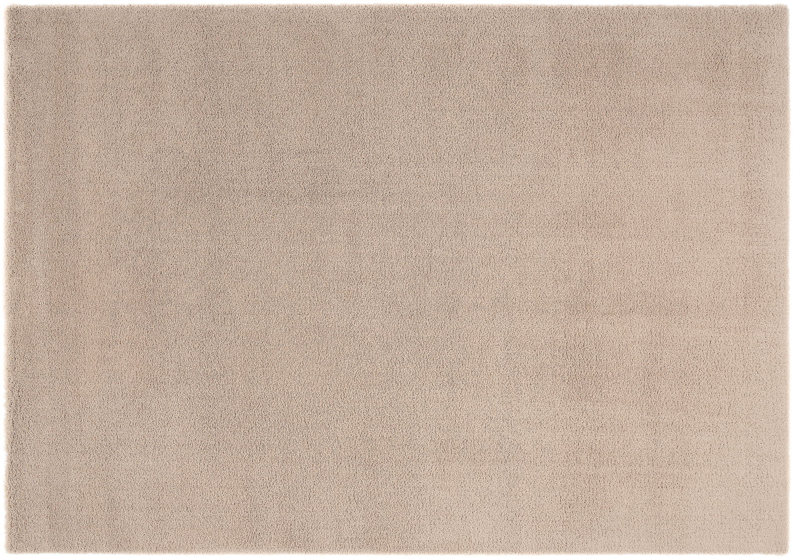 Beige Teppich Soft Dream in der Größe 80x200cm, Draufsicht