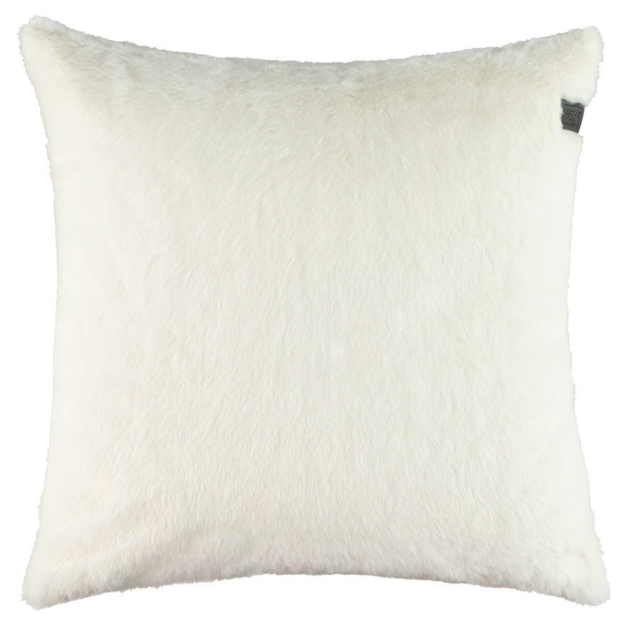 Schöner Wohnen Kissenhülle CHIC Weiße Kissenhülle 45x45cm aus flauschigem Material, Vorderansicht