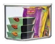 Vorratsdose Modula XL 4500 ml, gefüllt mit verschiedenen Lebensmitteln, seitliche Perspektive