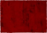 Roter Fellteppich in Draufsicht