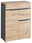 Voleo Kommode DETROIT Kommode aus Holz mit vier Schubladen und zwei Türen, seitliche Perspektive