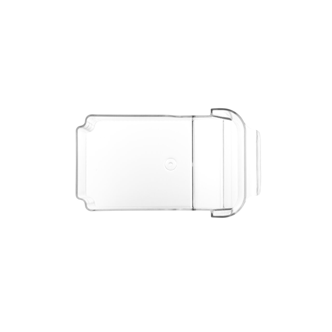 Transparente Kunststoffabdeckung von oben, Teil des Nicer Dicer Mando, Set 10-tlg.