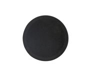 Runde, schwarze Tischleuchte Ryusei von oben betrachtet