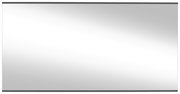 Rechteckiger Wandspiegel mit schmalem Rahmen, frontal betrachtet