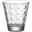 Trinkglas Optic 215ml mit strukturierter Oberfläche, seitliche Perspektive