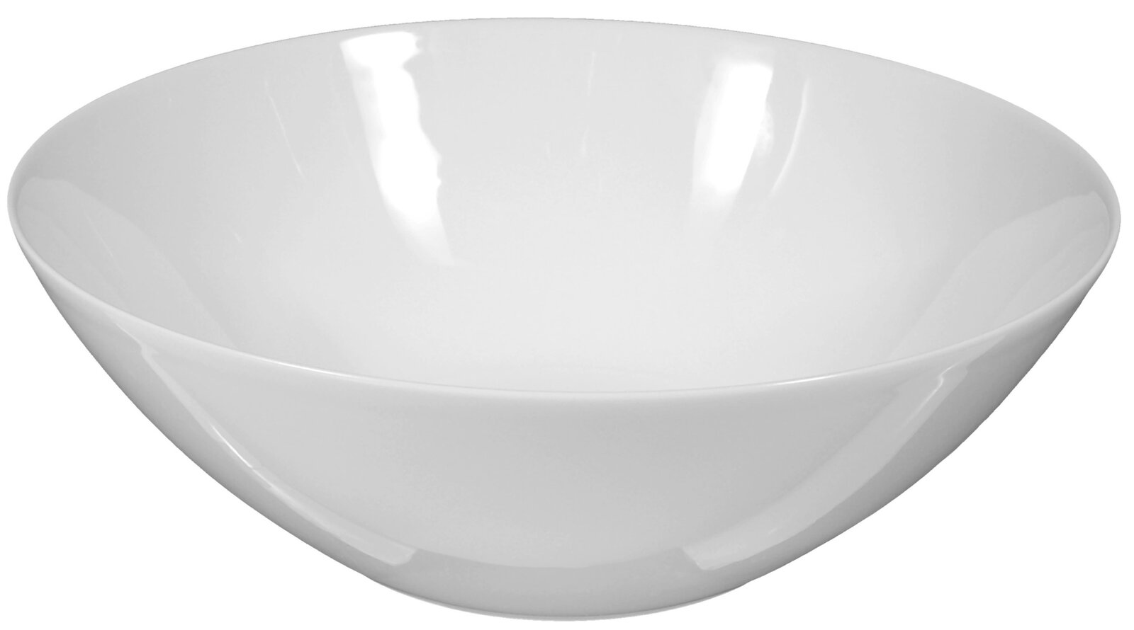 Seltmann Weiden Schüssel RONDO Weiße, runde Schüssel Rondo/Liane mit 25 cm Durchmesser, seitliche Perspektive